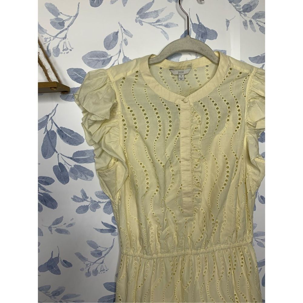 Joie Krystina B Cotton Eyelet Dress Size S - Picture 6 of 12